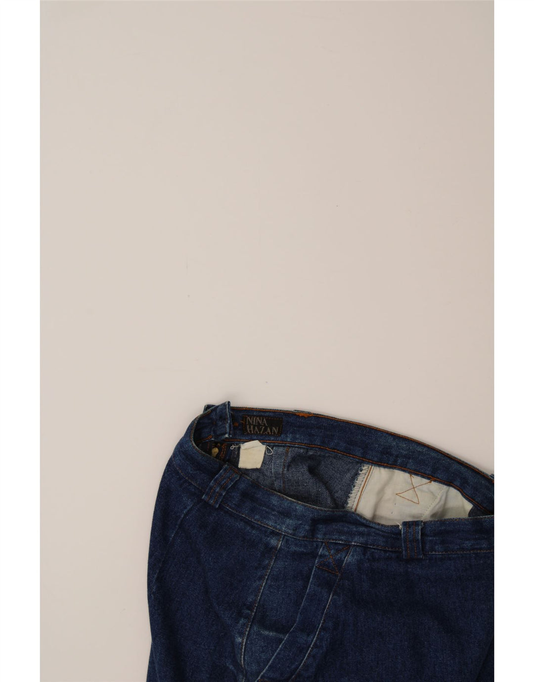 VINTAGE Womens Denim Skirt W28 Medium  Blue Vintage Vintage and Second-Hand Vintage from Messina Hembry 