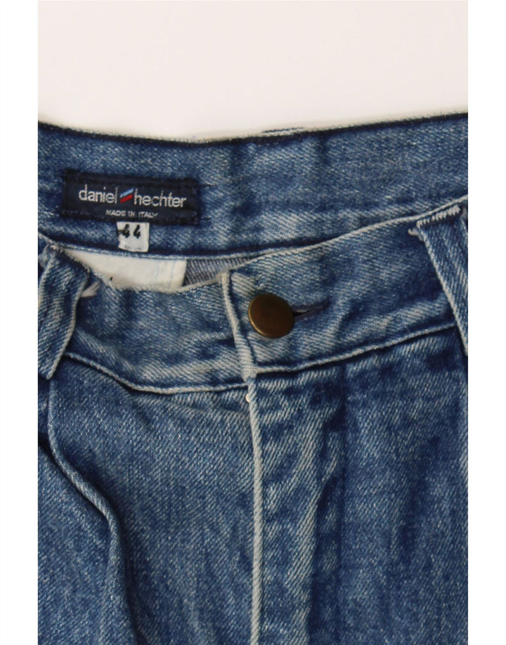 DANIEL HECHTER Womens High Rise Tapered Jeans IT 44 Medium W28 L30 Blue Vintage Daniel Hechter and Second-Hand Daniel Hechter from Messina Hembry 