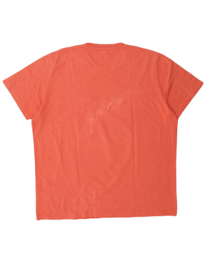 Muška majica kratkih rukava Lee Regular Fit 2XL, narančasti pamuk
