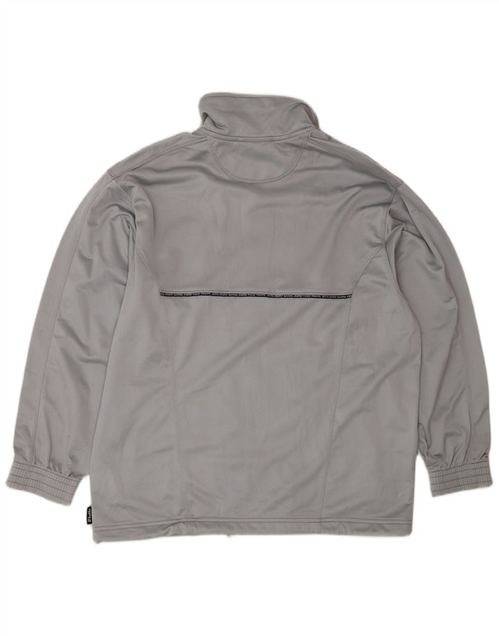 Lotto ženska gornja jakna prevelike trenirke UK 16 Large Grey Colourblock