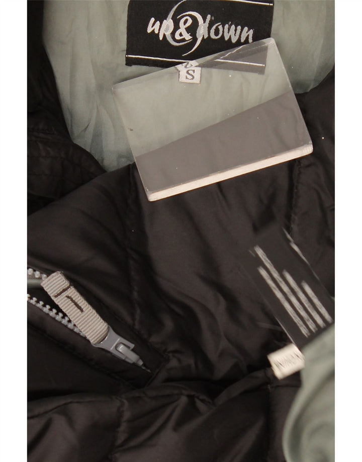 Vintage muška podstavljena mala crna najlonska majica