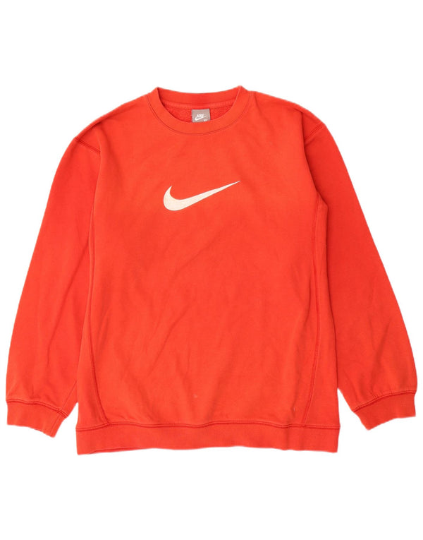 NIKE Boys Graphic Sweatshirt Džemper 13-14 godina XL narančasti pamuk