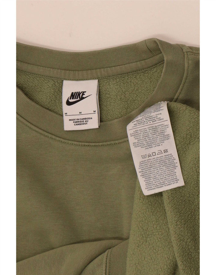 Nike muška trenirka srednje zelene pamučne sportske