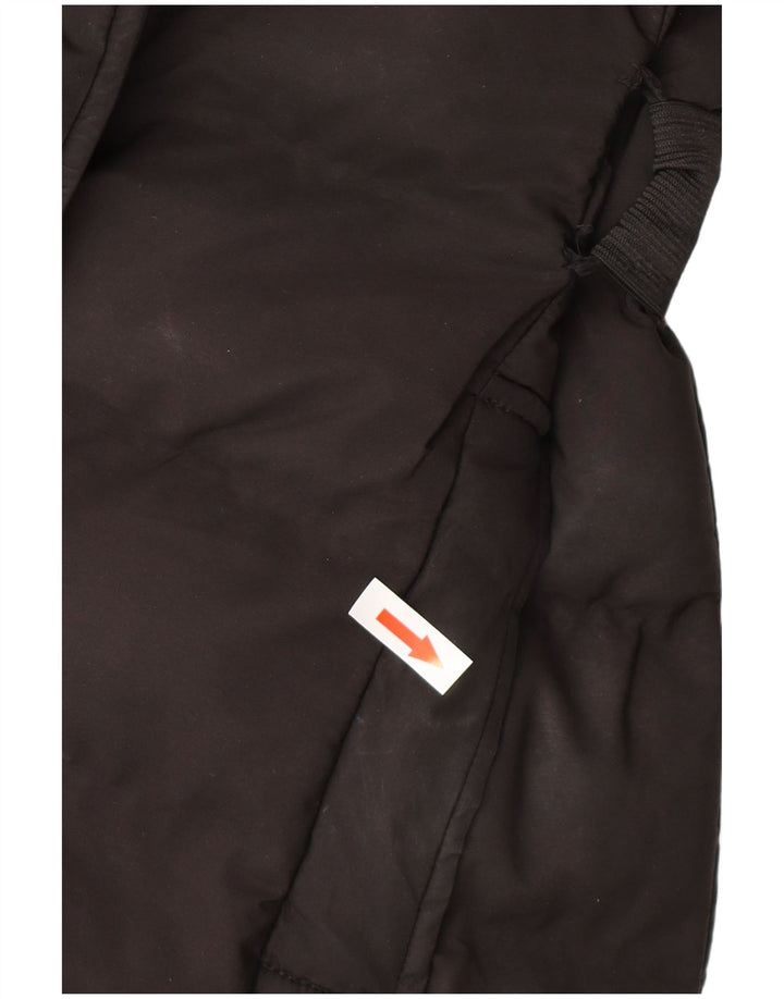 OASIS ženski podstavljeni kaput s kapuljačom UK 12 srednji crni poliester