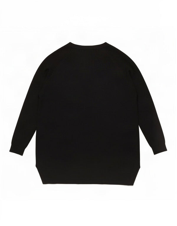 Marks & Spencer ženski otvoreni kardigan pulover UK 18 XL crna viskoza