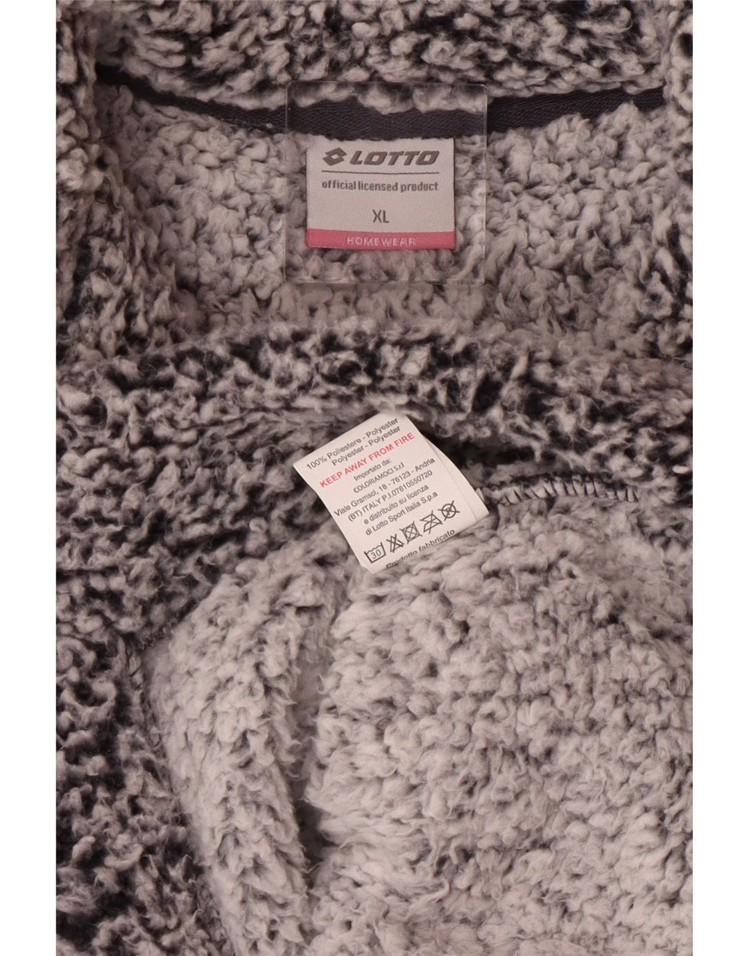 Lotto ženska jakna od flisa UK 18 XL sivi poliester u boji
