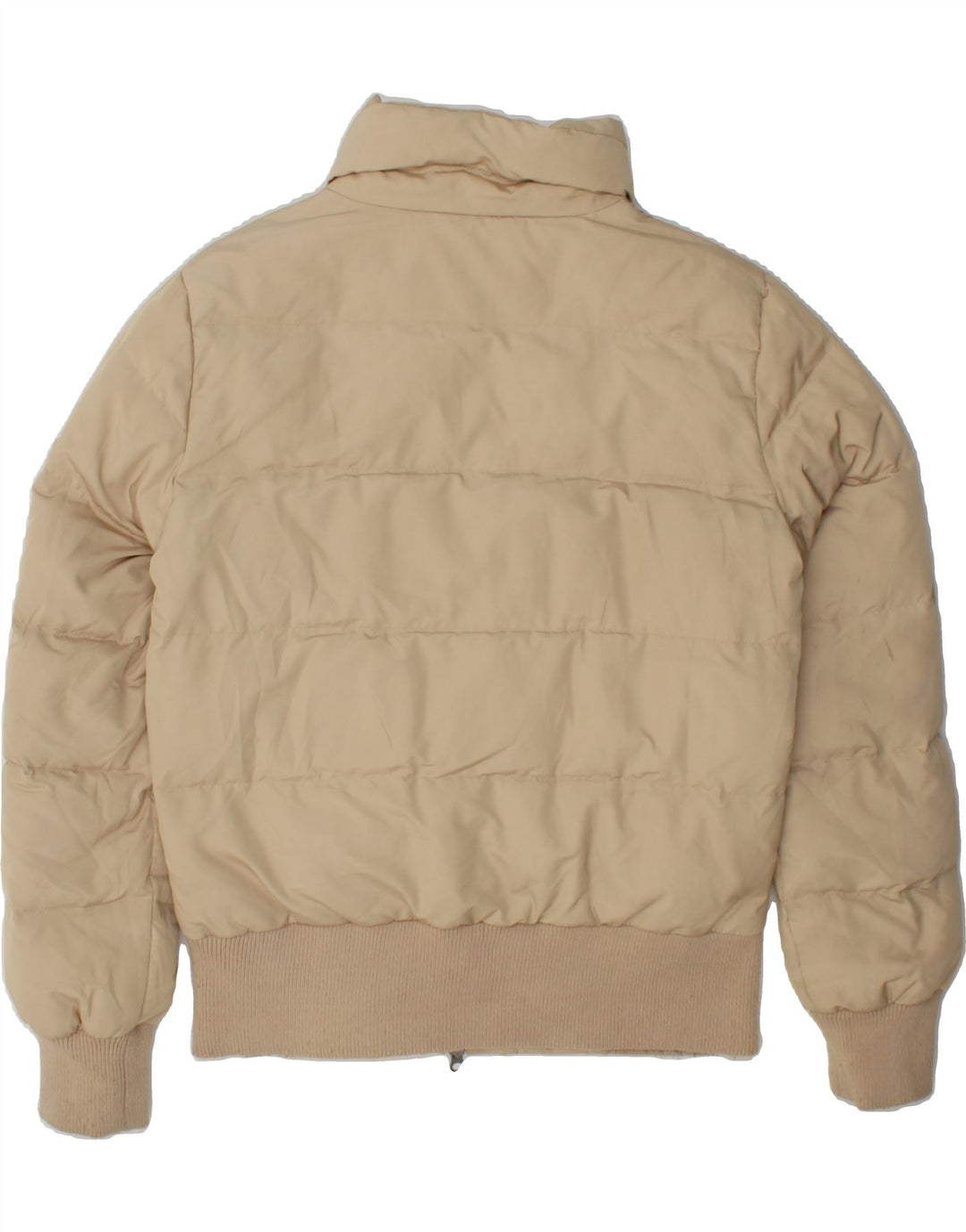 SERGIO TACCHINI Womens Padded Jacket IT 46 Large Beige Polyester Vintage Sergio Tacchini and Second-Hand Sergio Tacchini from Messina Hembry 