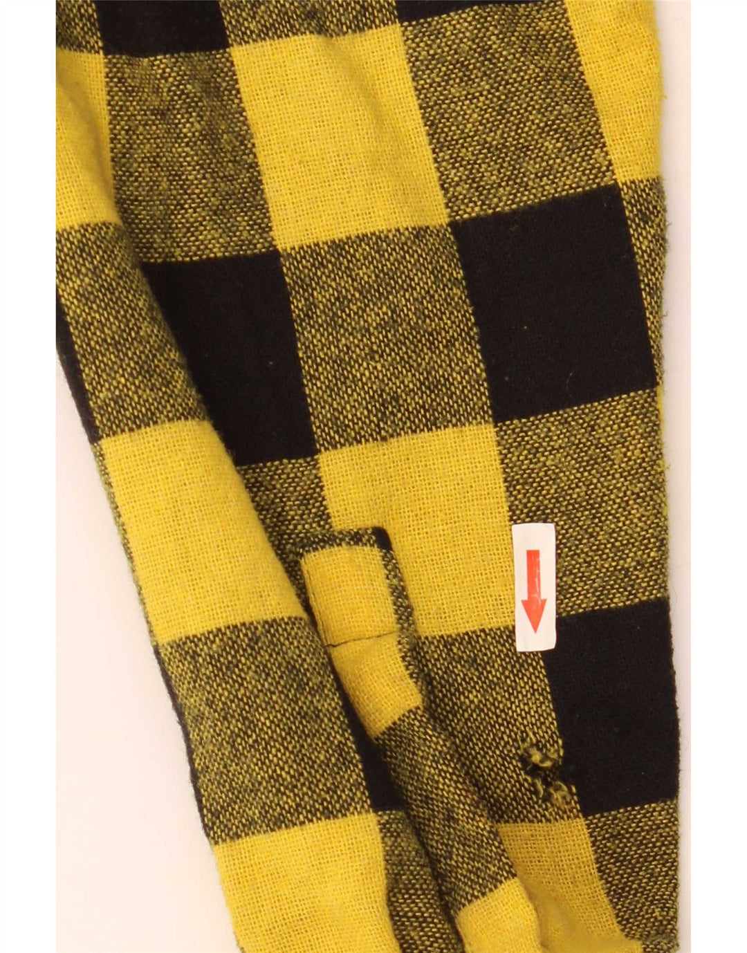 Wanted muška košulja srednje žute boje gingham akril