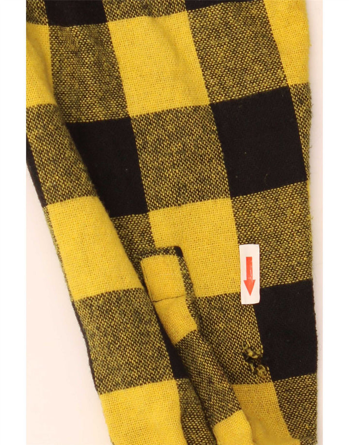 Wanted muška košulja srednje žute boje gingham akril
