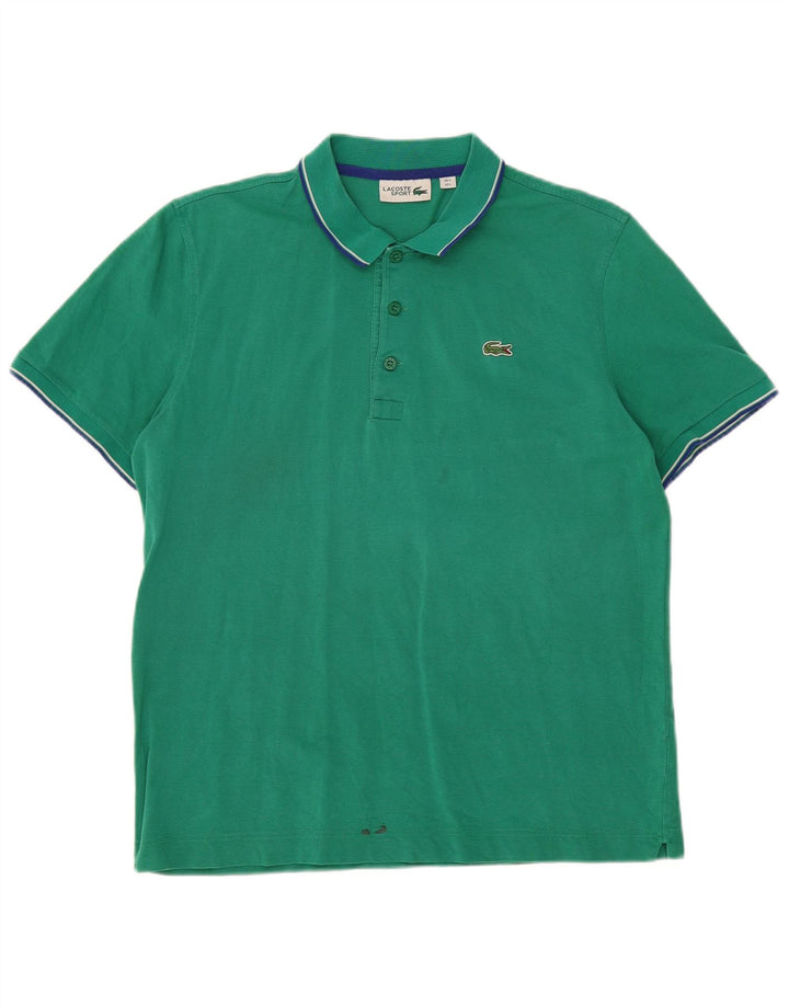 LACOSTE muška polo majica veličine 5 veliki zeleni pamuk