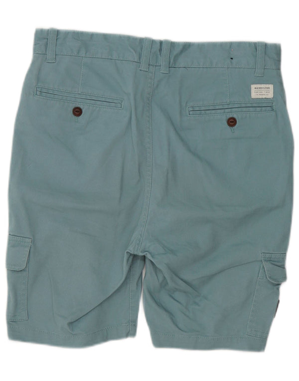 Quiksilver Boys Straight Fit Taper Cargo kratke hlače 15-16 godina W30 plavi pamuk