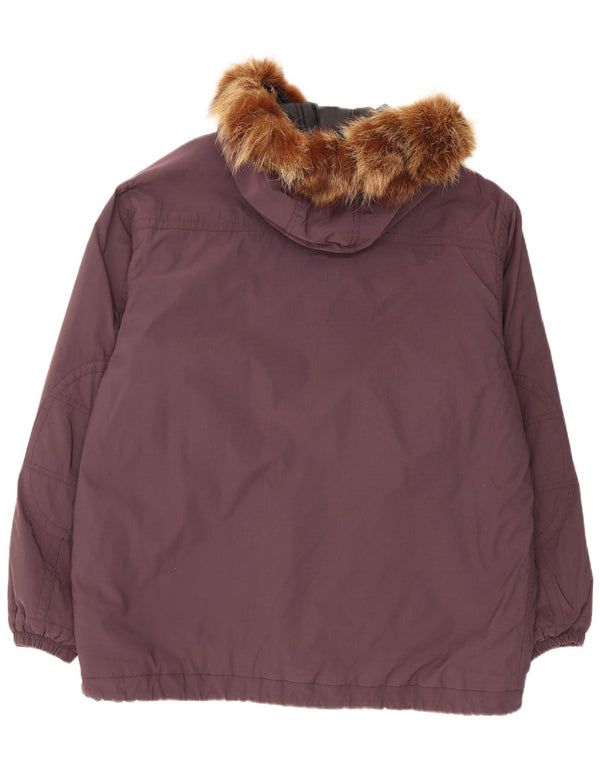 Belfe muška parka jakna s kapuljačom IT 54 2XL bordo najlon