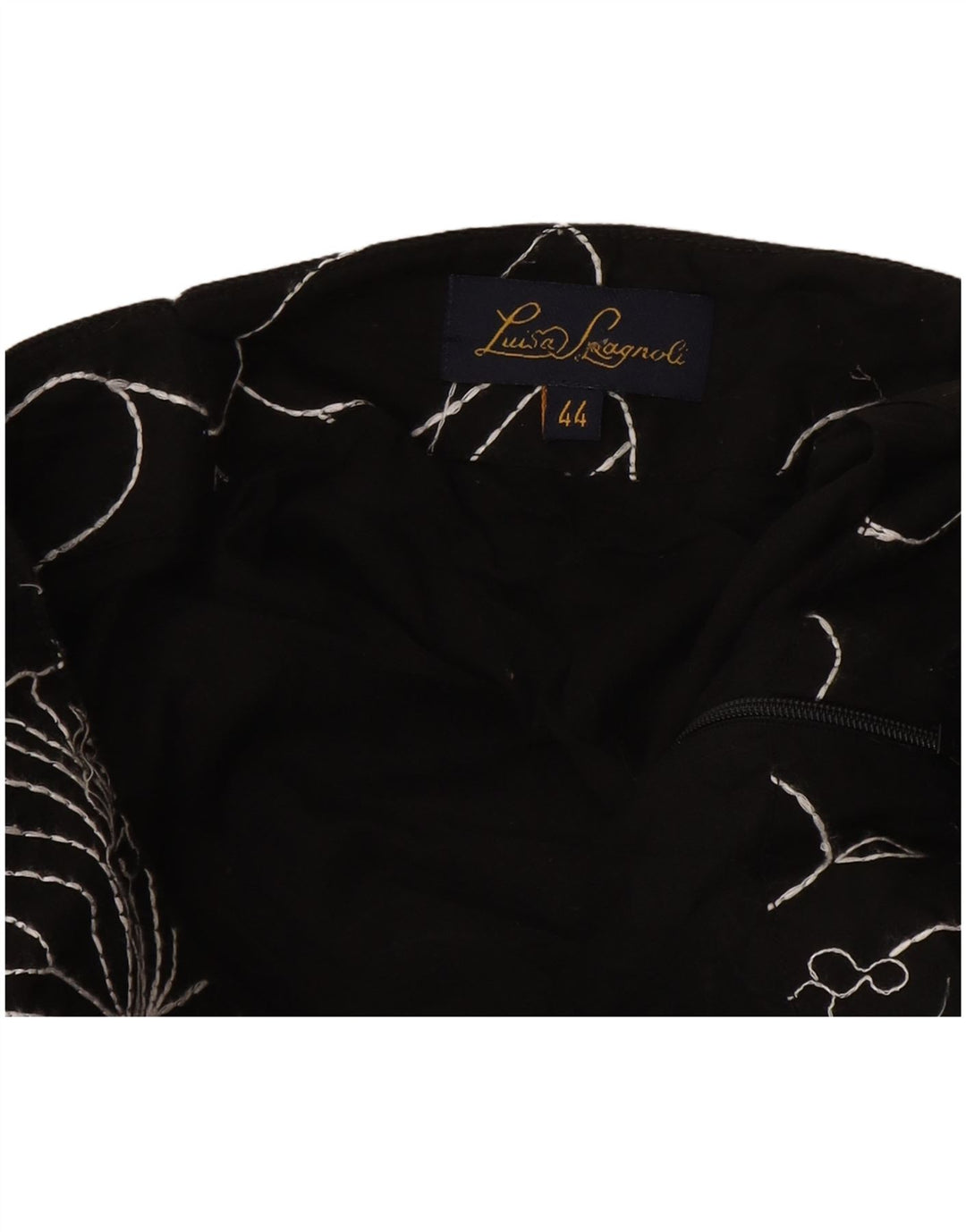 Luisa Spagnoli ženska suknja A-kroja IT 44 srednje W28 crna cvjetna