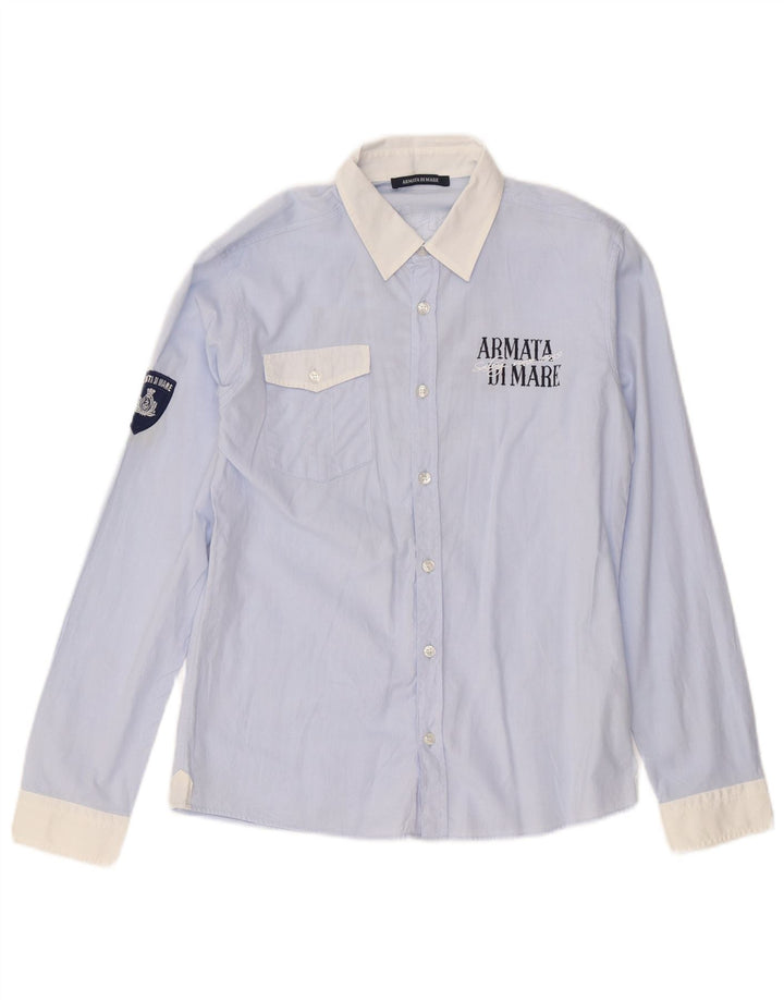 Armata Di Mare majica s motivima za dječake 13-14 godina XL, plavi pamuk