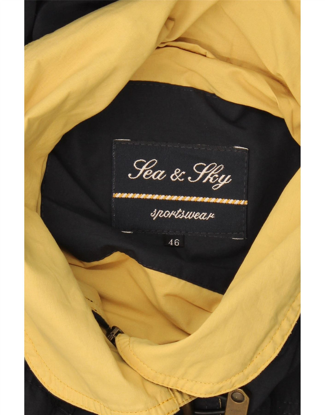 SEA & SKY Womens Hooded Duffle Jacket EU 46 XL Navy Blue