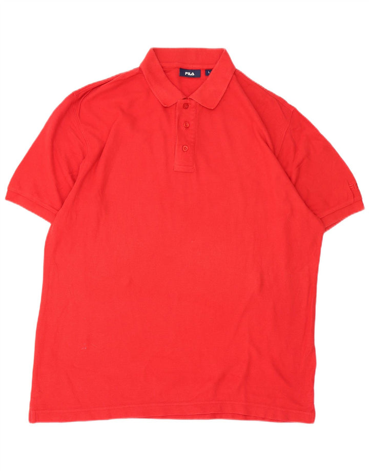 Fila muška polo majica velika crvena pamuk