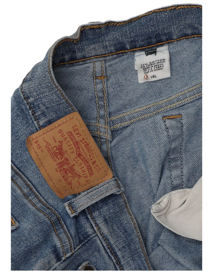 Levi's ženske 515 Bootcut traperice US 16 2XL W36 L32 plavi pamuk
