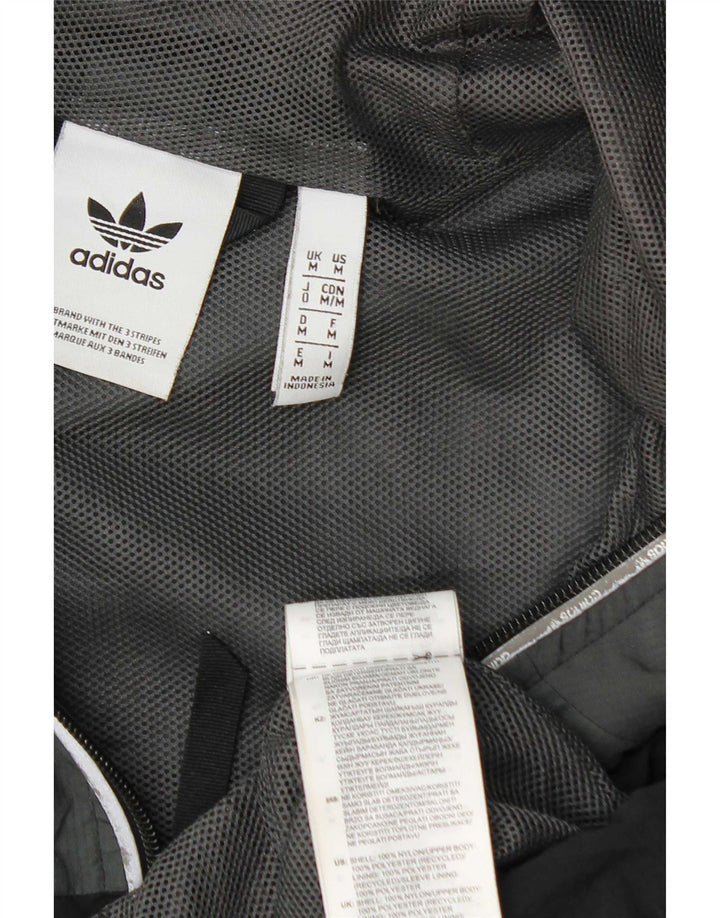 Adidas muška kišna jakna s kapuljačom UK 38 srednje siva najlon u boji