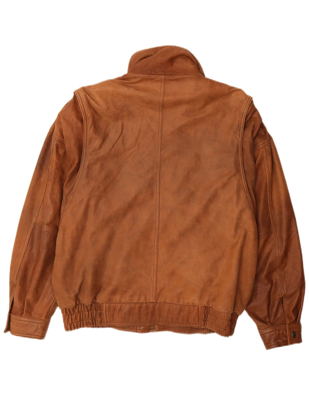 CARLO COMBERTI Muška kožna jakna IT 48 Srednje smeđa koža