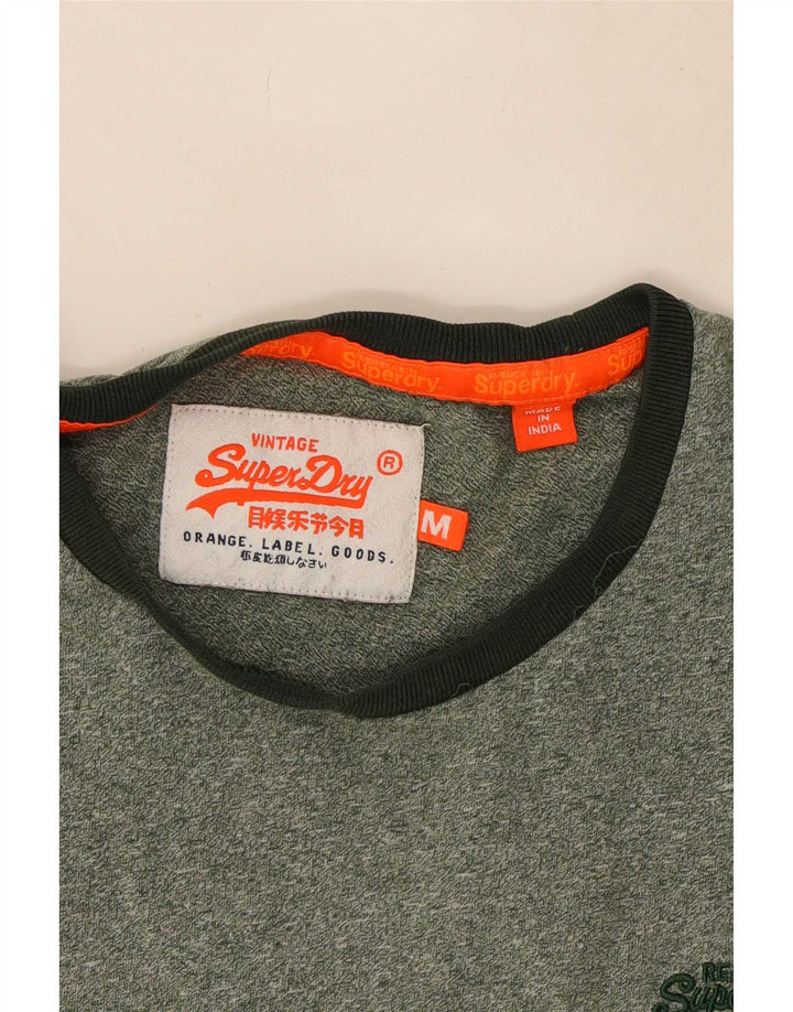 Superdry muška majica kratkih rukava Srednje zeleni pamuk