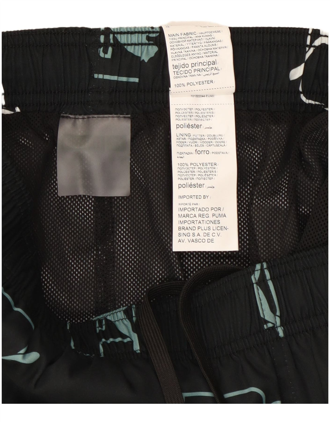 Male crne sportske sportske hlače od poliestera Puma