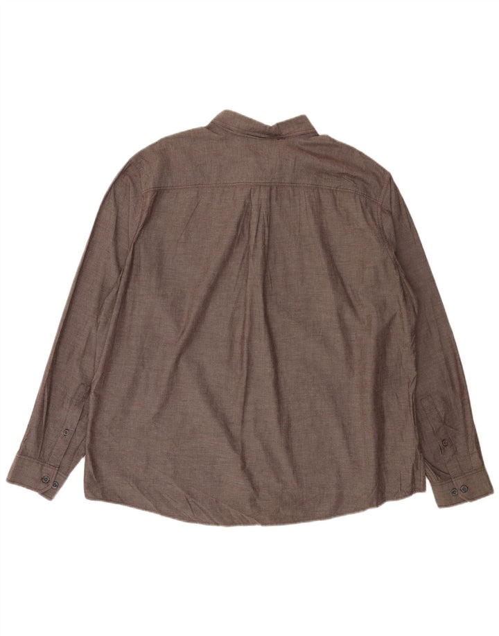 Eddie Bauer muška košulja klasičnog kroja 2XL sivi pamuk