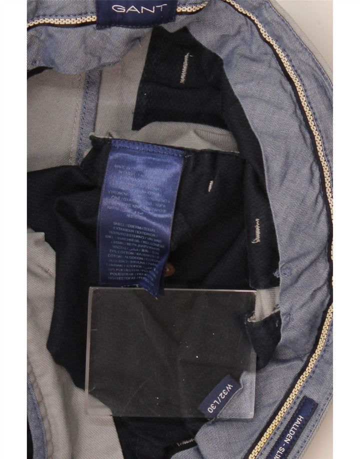 GANT Muške Hallden uske chino hlače W32 L30 Sivi pamuk