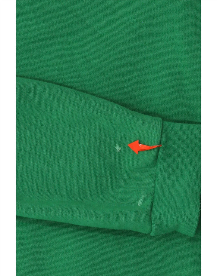 ADIDAS majica s kapuljačom za dječake 11-12 godina, zeleni pamuk