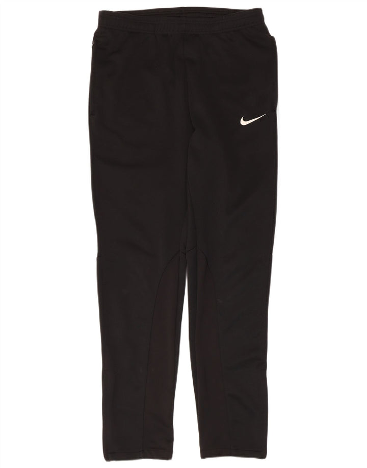 NIKE ženske hlače za trenirku UK 14 srednje crne poliesterske boje