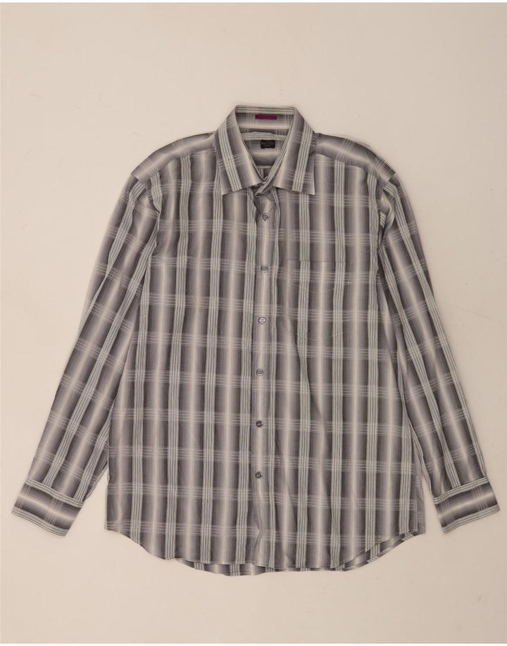 Paul Smith muška košulja veličina 42 16 1/2 veliki sivi karirani pamuk
