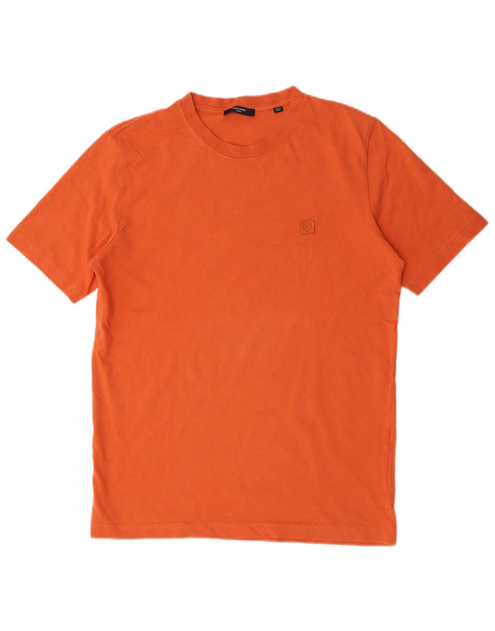 Velika narančasta pamučna muška majica kratkih rukava Jack & Jones