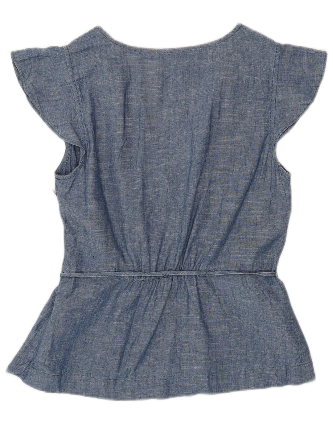 J. CREW Ženska bluza Top US 0 XS plavi pamuk