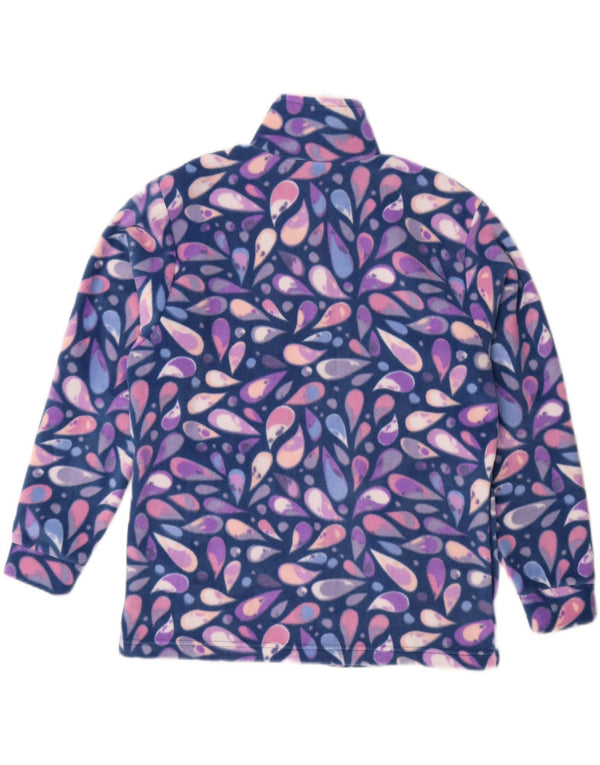 Kanada Logan Ženska flis jakna UK 18 XL plavi Paisley pamuk