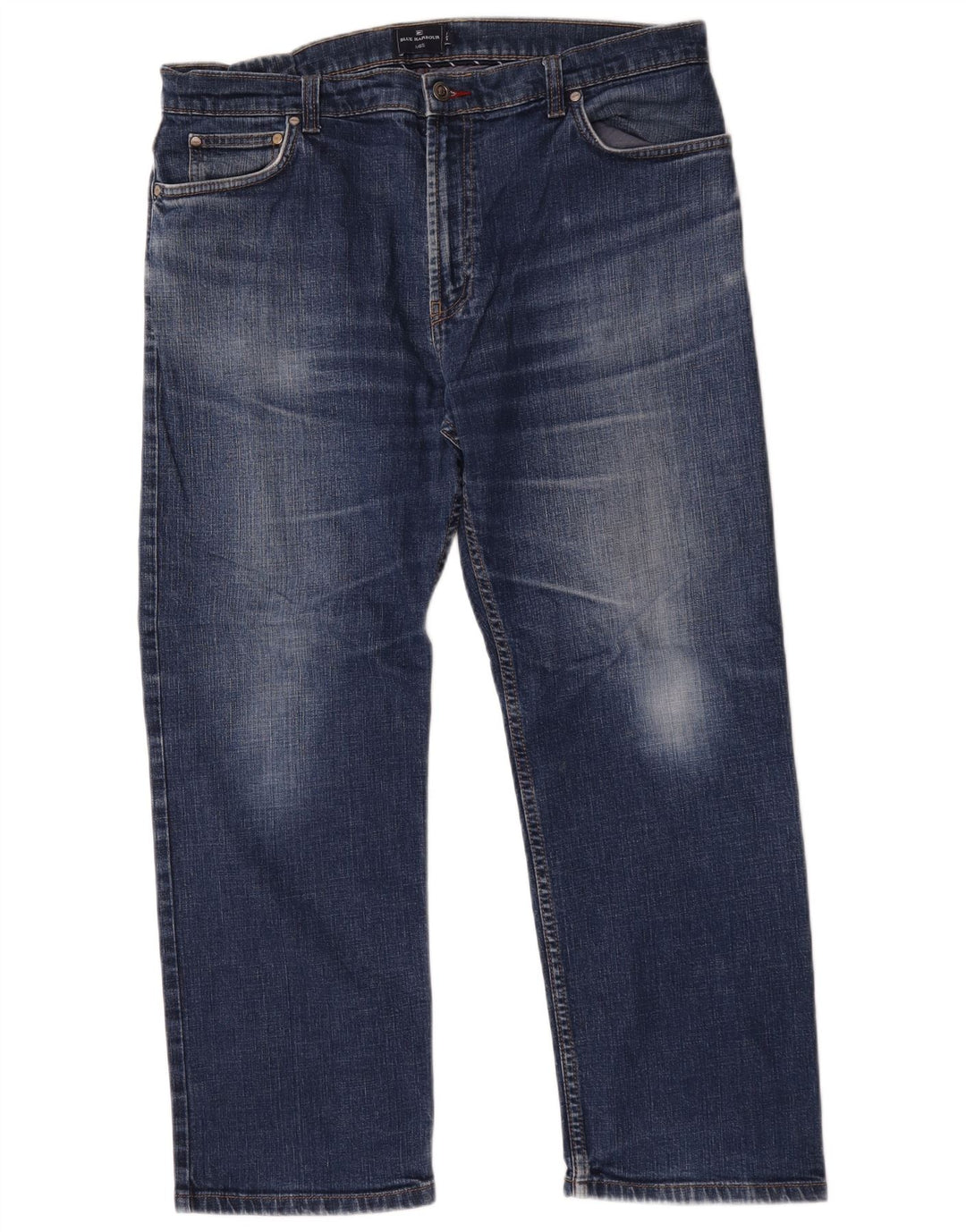 Marks & Spencer muške ravne traperice Blue Harbor W38 L29 plavi pamuk