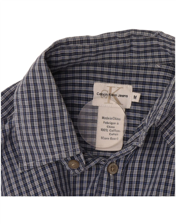 Calvin Klein muška košulja Srednje plavi karirani pamuk
