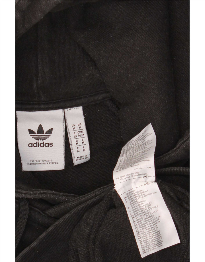 Adidas muška majica s kapuljačom Srednje crni pamuk