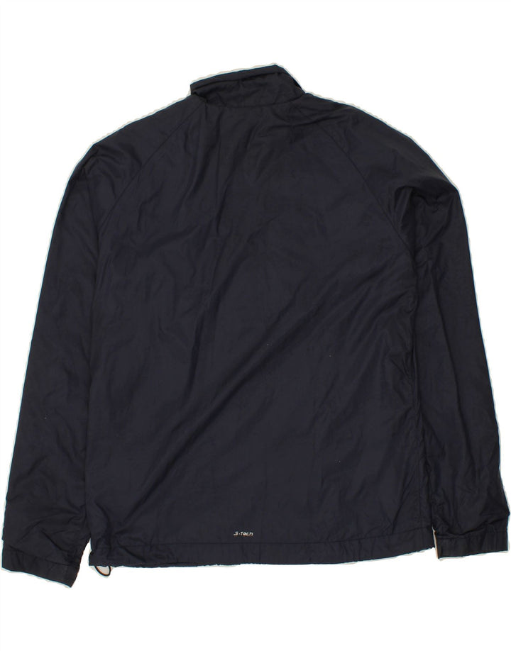 SERGIO TACCHINI Womens Tracksuit Top Jacket IT 48 XL Navy Blue Polyester Vintage Sergio Tacchini and Second-Hand Sergio Tacchini from Messina Hembry 