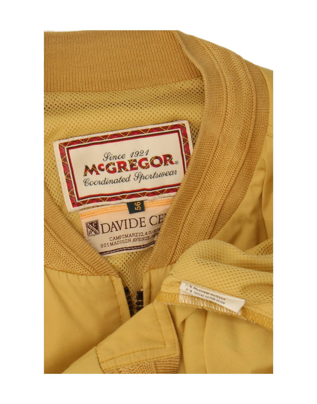 McGregor muška bomber jakna IT 56 3XL žuti poliester