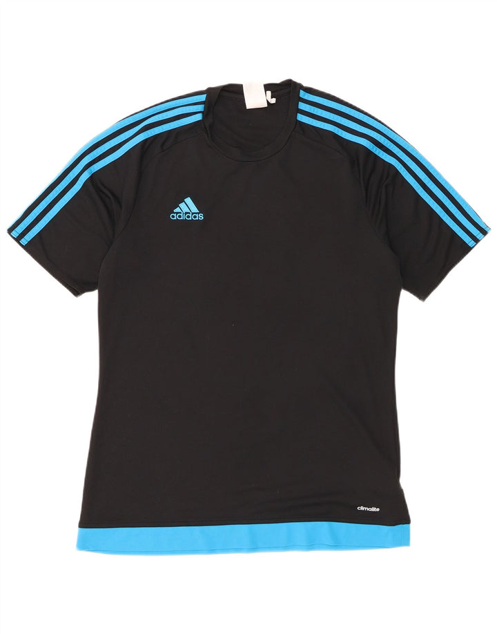 Adidas muška Climalite majica kratkih rukava Medium Black Colourblock Poliester
