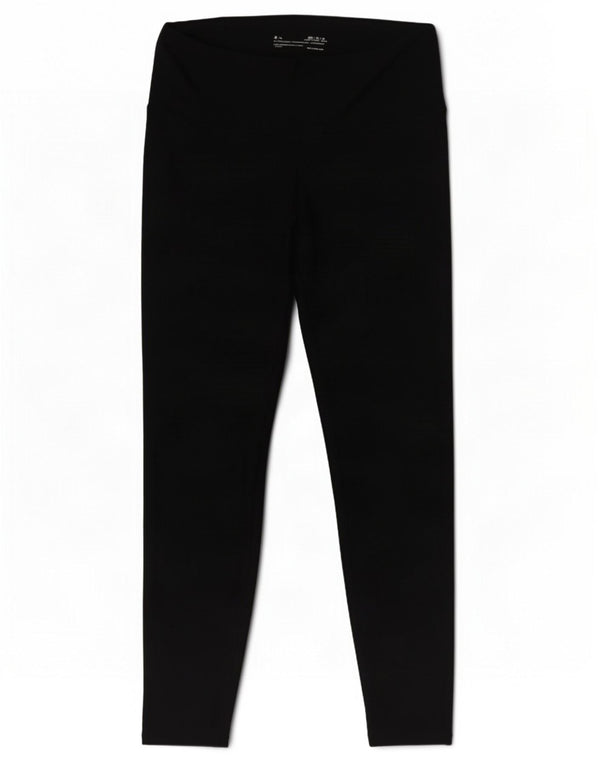 Under Armour Ženske Heat Gear Graphic Leggings UK 12 srednje crne