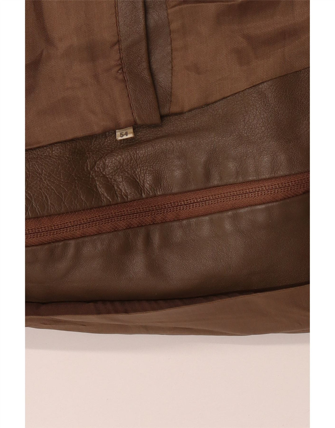 VINTAGE muška kožna jakna IT 54 2XL smeđa