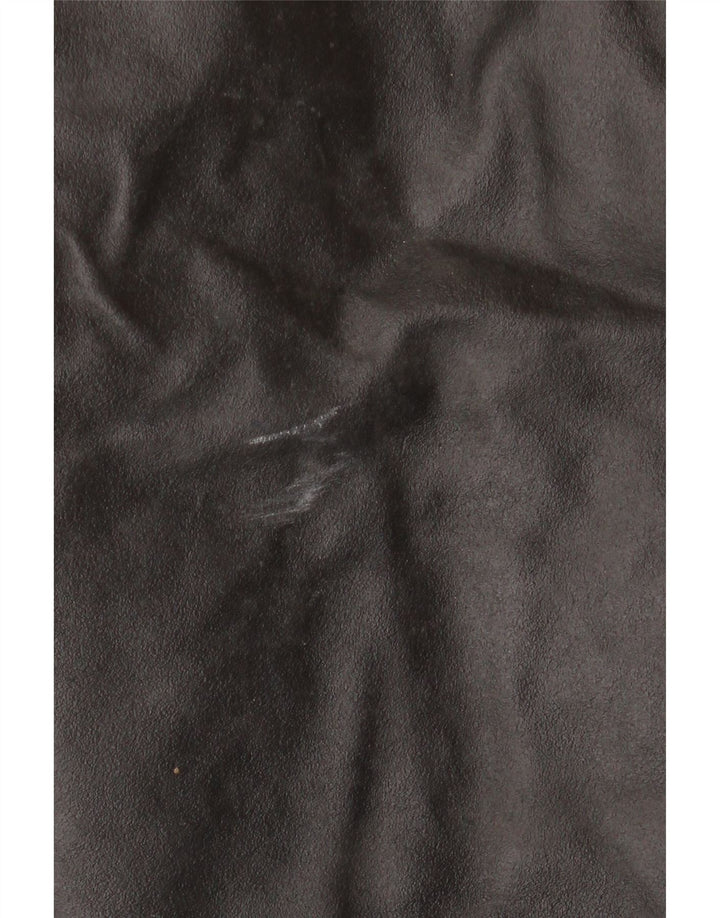 VINTAGE muška kožna trkaća jakna IT 48 Srednje crna koža u boji