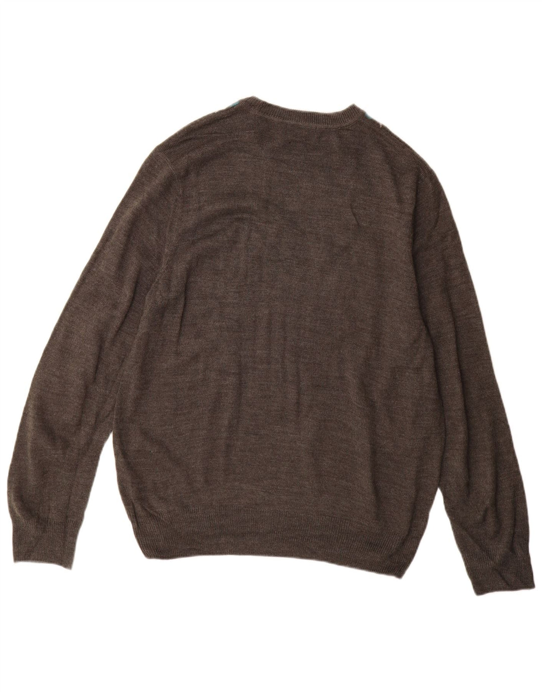 Dockers muški džemper s okruglim izrezom Srednje sivi Argyle/Diamond Akril