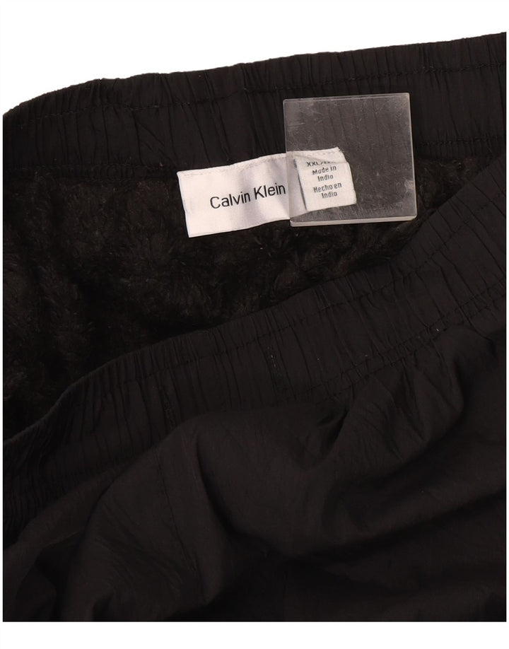 Calvin Klein muške grafičke vjetrovke hlače 2XL crne