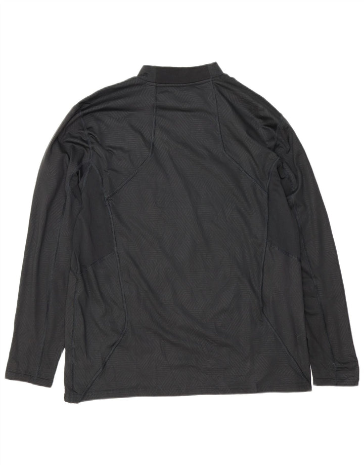 Russell atletska muška majica Dri-Power Graphic s dugim rukavima XL crna geometrijska