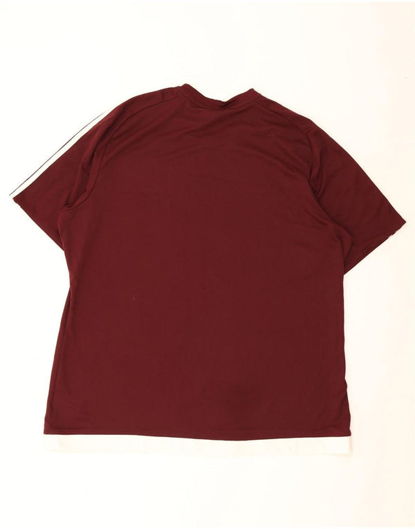 Adidas muška majica Climalite Top 2XL bordo poliester