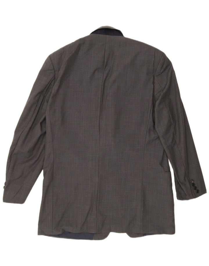 Hugo Boss muška jakna sa 2 gumba UK 42 XL siva djevičanska vuna