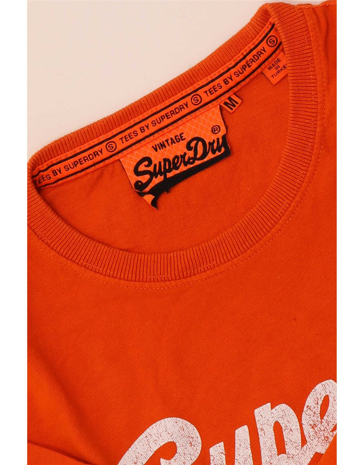 Superdry muška majica s grafičkim motivima, srednje narančasta
