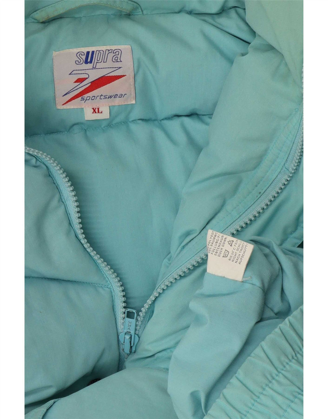 Supra muška podstavljena jakna UK 42 XL plavi poliester