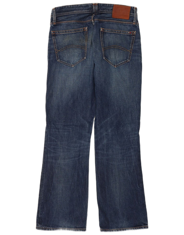 Tommy Hilfiger Mens Bootcut Jeans W30 L30 Blue Cotton